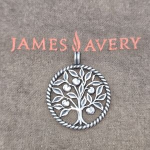 James Avery Silver Tree of Life Pendant